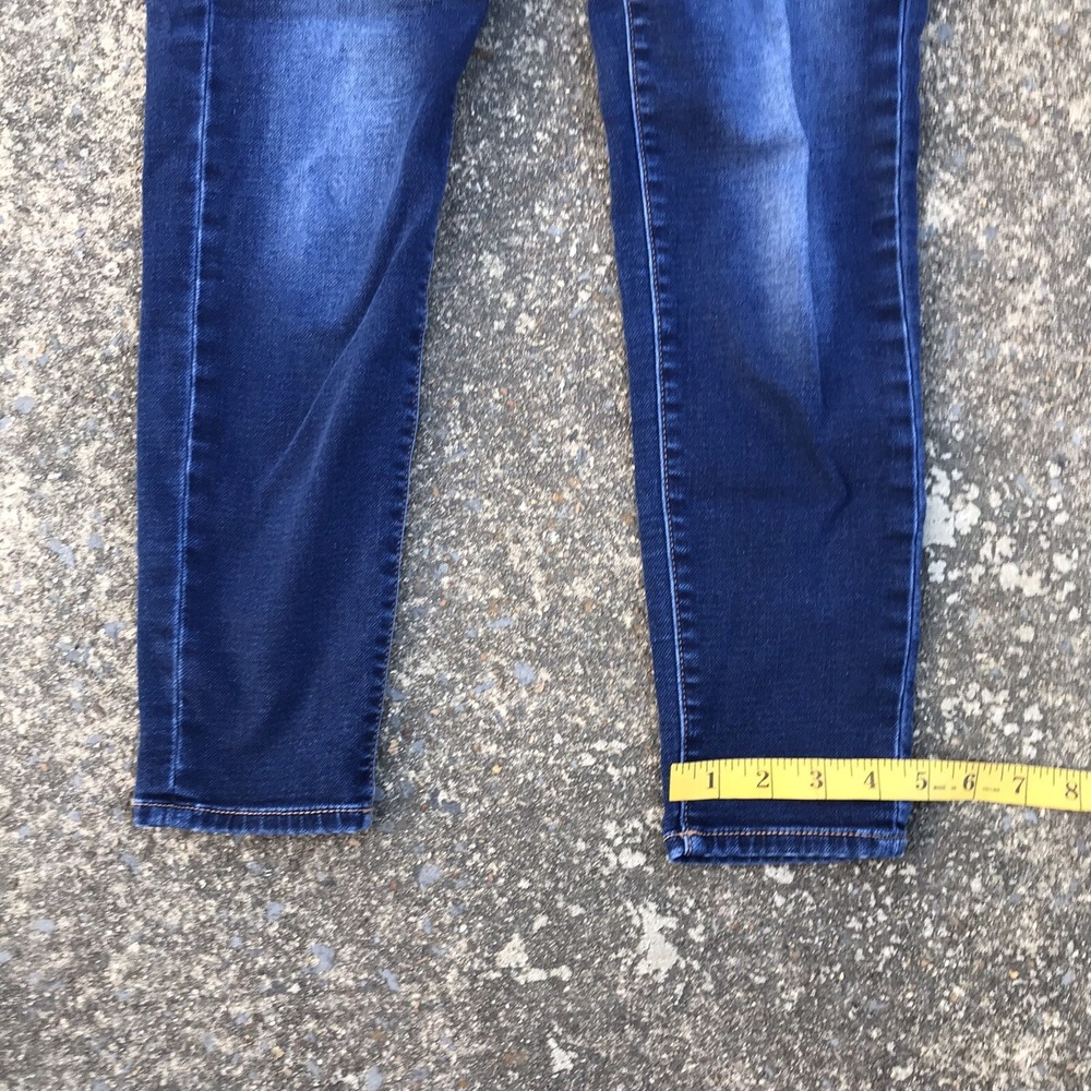 American Eagle Jeans Jeggings Super Stretch Crop Jeans Size 2 Long  LNC Dark - Picture 3 of 12